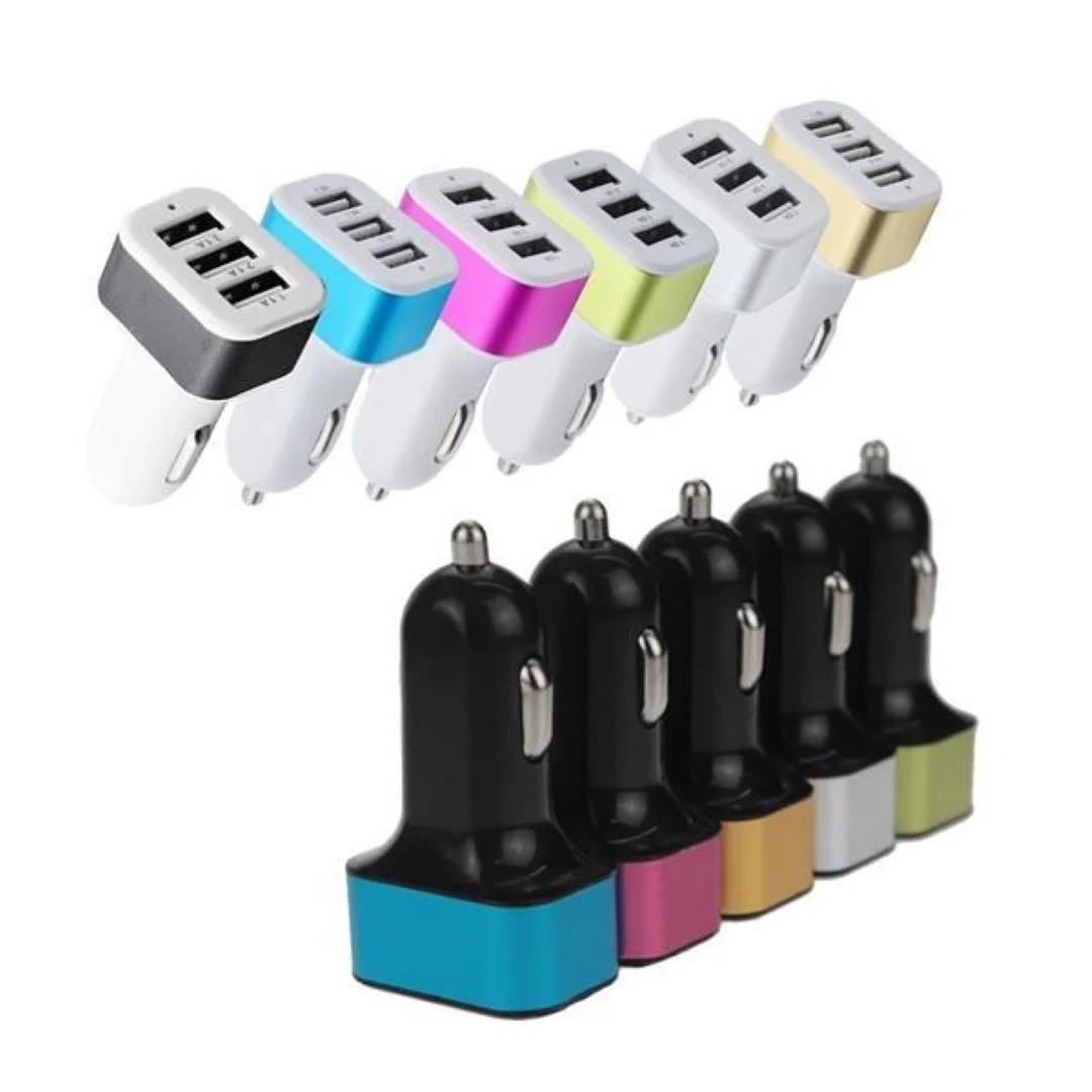 Three-Port USB Car Charger 1