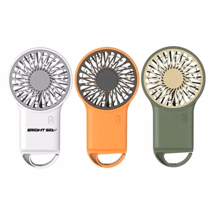 Portable USB Rechargeable Mini Fan with Hook  Pocket-Sized Breeze