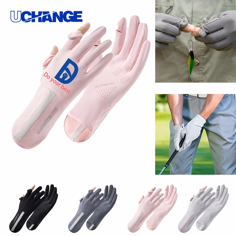 Full Finger Touchscreen Non-Slip Sun Protection Gloves for Outdoor Use