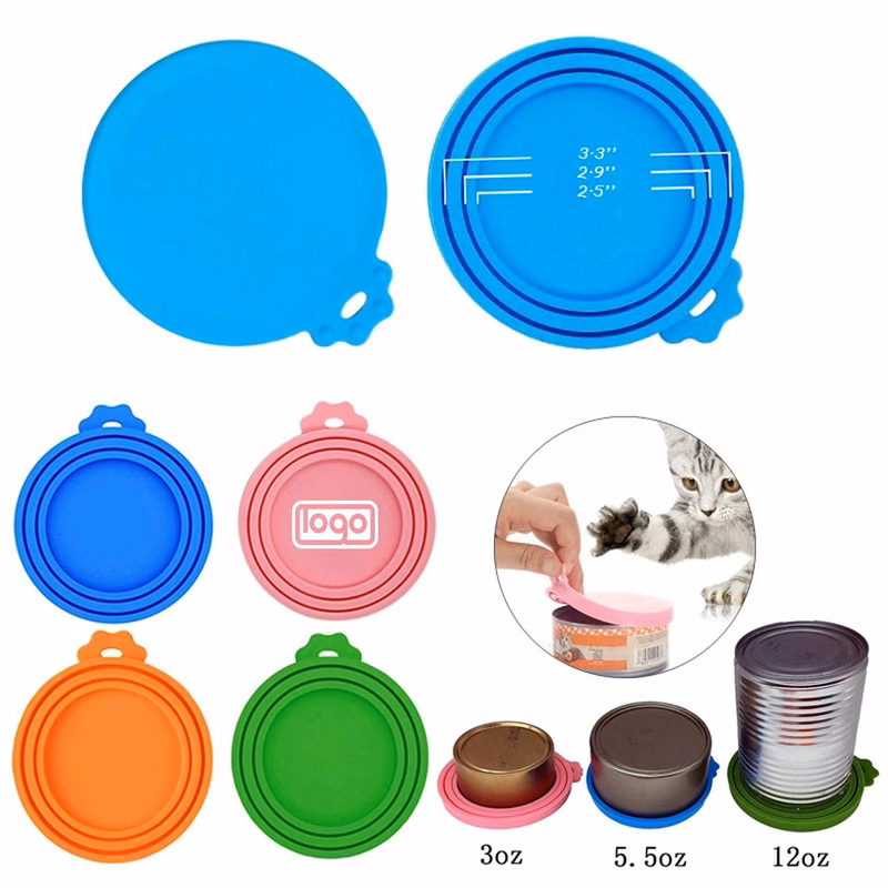 Silicone Dog Cat Pet Food Can Lid Cover