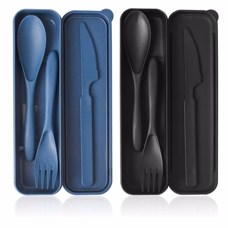 MOQ 50pcs Portable Lunch Time Cutlery Set