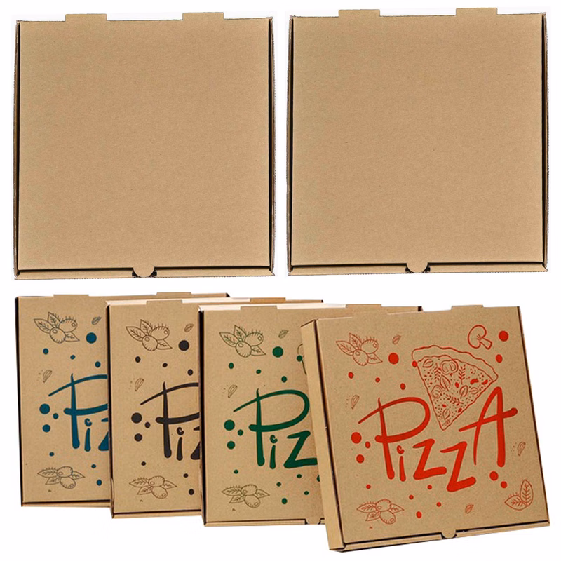 8 Inch" Safe Corrugated Cardboard Pizza Boxes