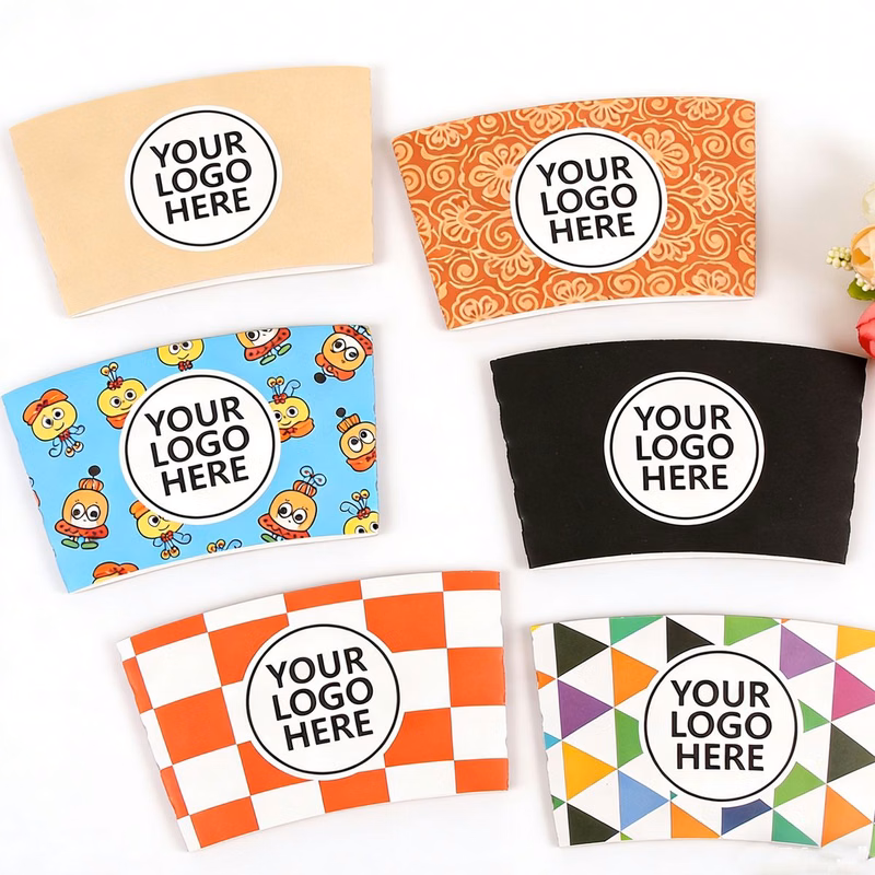 Heat-Resistant Paper Coffee Cup Sleeve