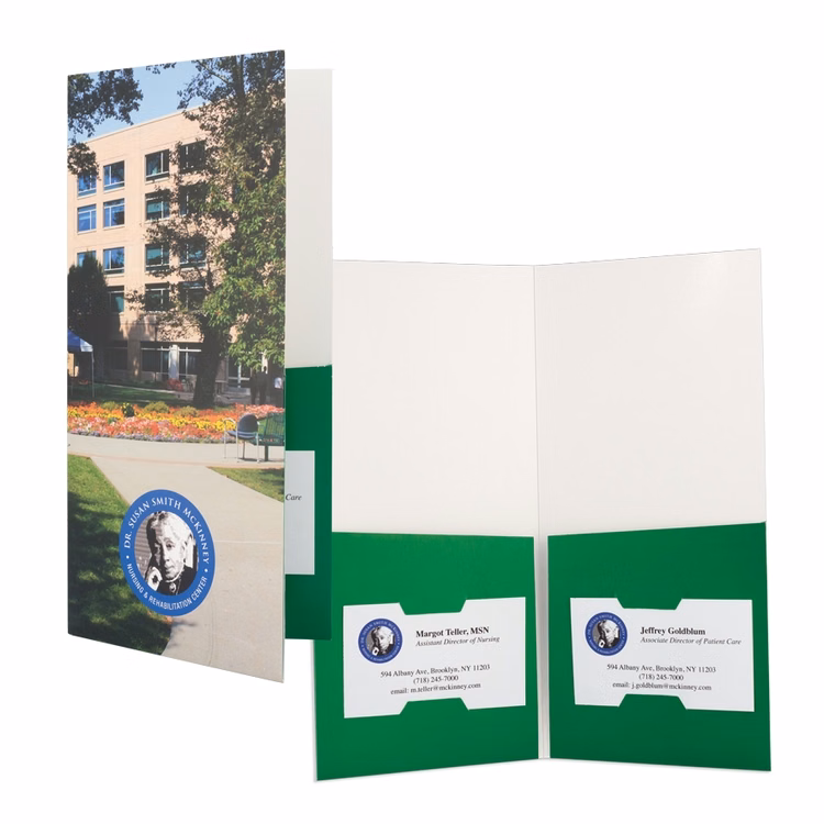 Small Presentation Folders with Two Pockets