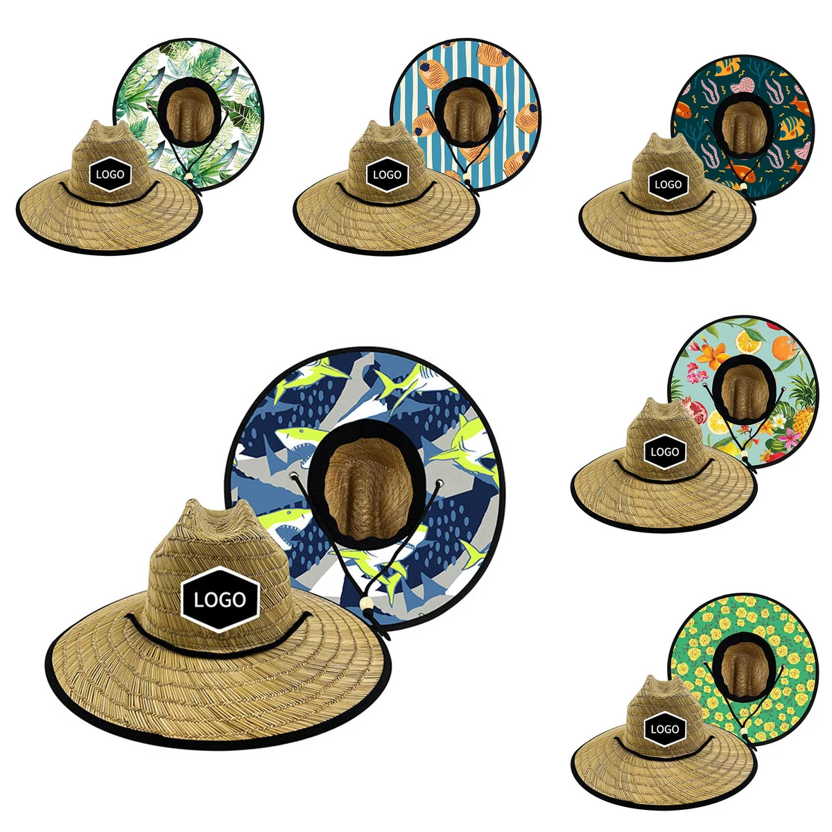 Straw Sun Beach Hat 1