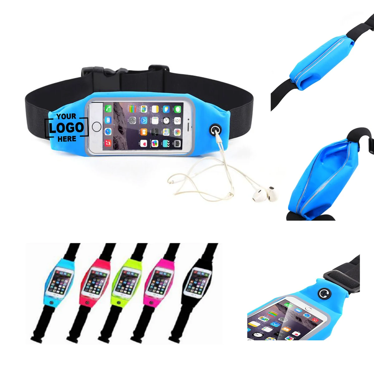 Adjustable Nylon Running Armband with Custom Print 1