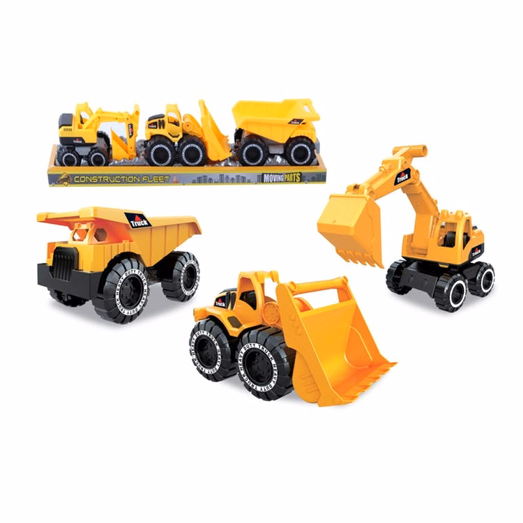 Toy Construction Fleet - 3 Piece Sets