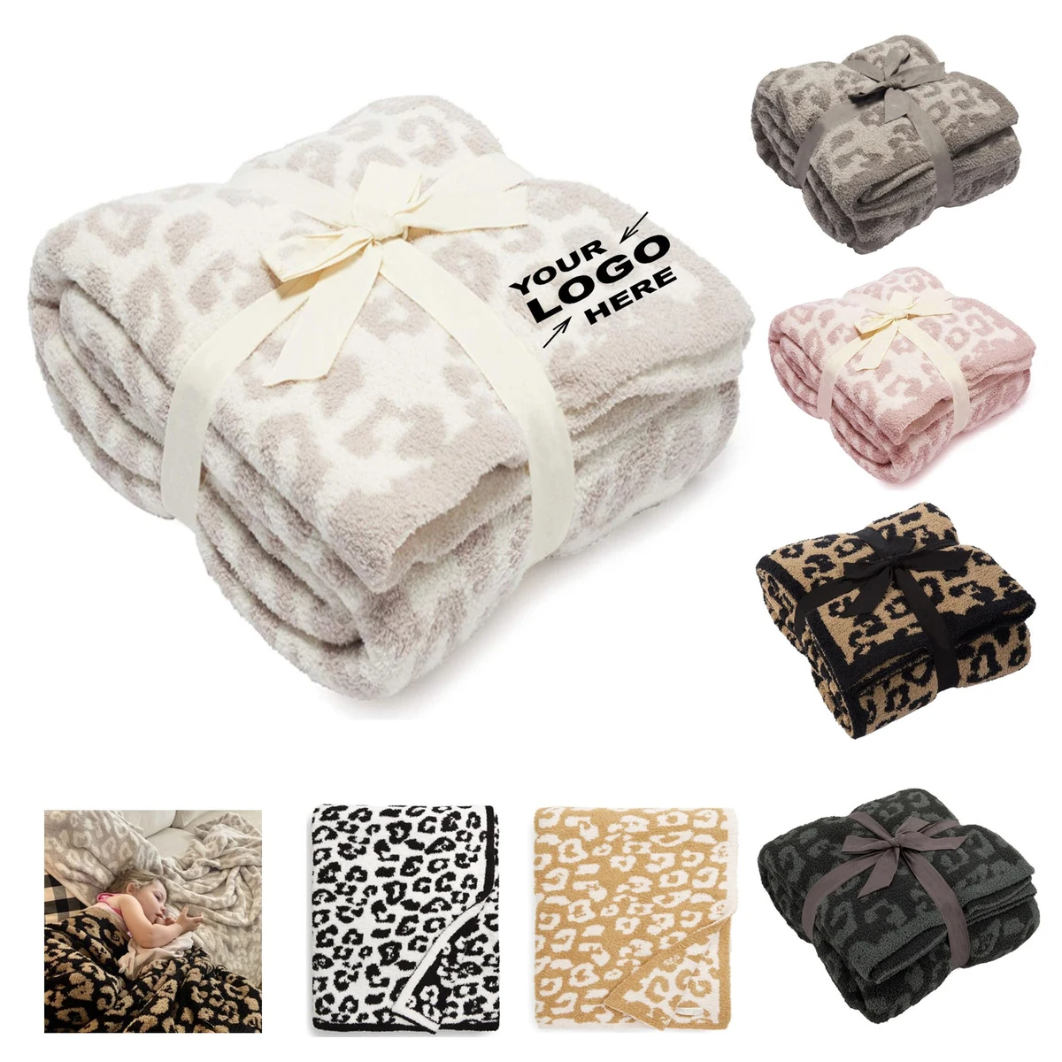 Jacquard Knit Throw Blanket 1