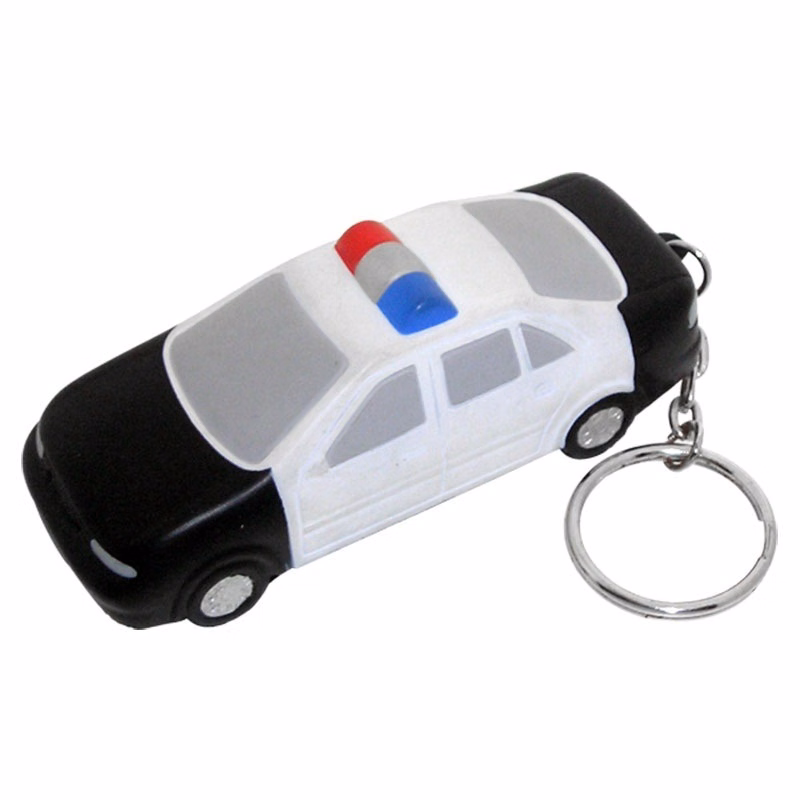Police Car Stress Reliever Key Chain