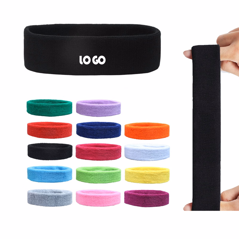 Sports Headband With Sweat-wicking And Antiperspirant Properties