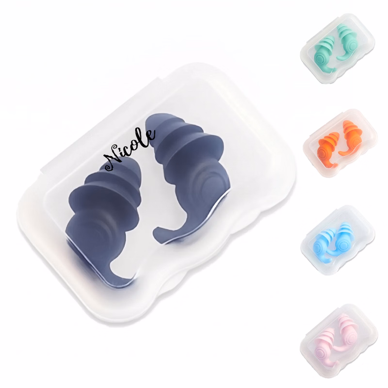 Dual Use Adult Noise Reduction Ear Plugs for Swim & Sleep