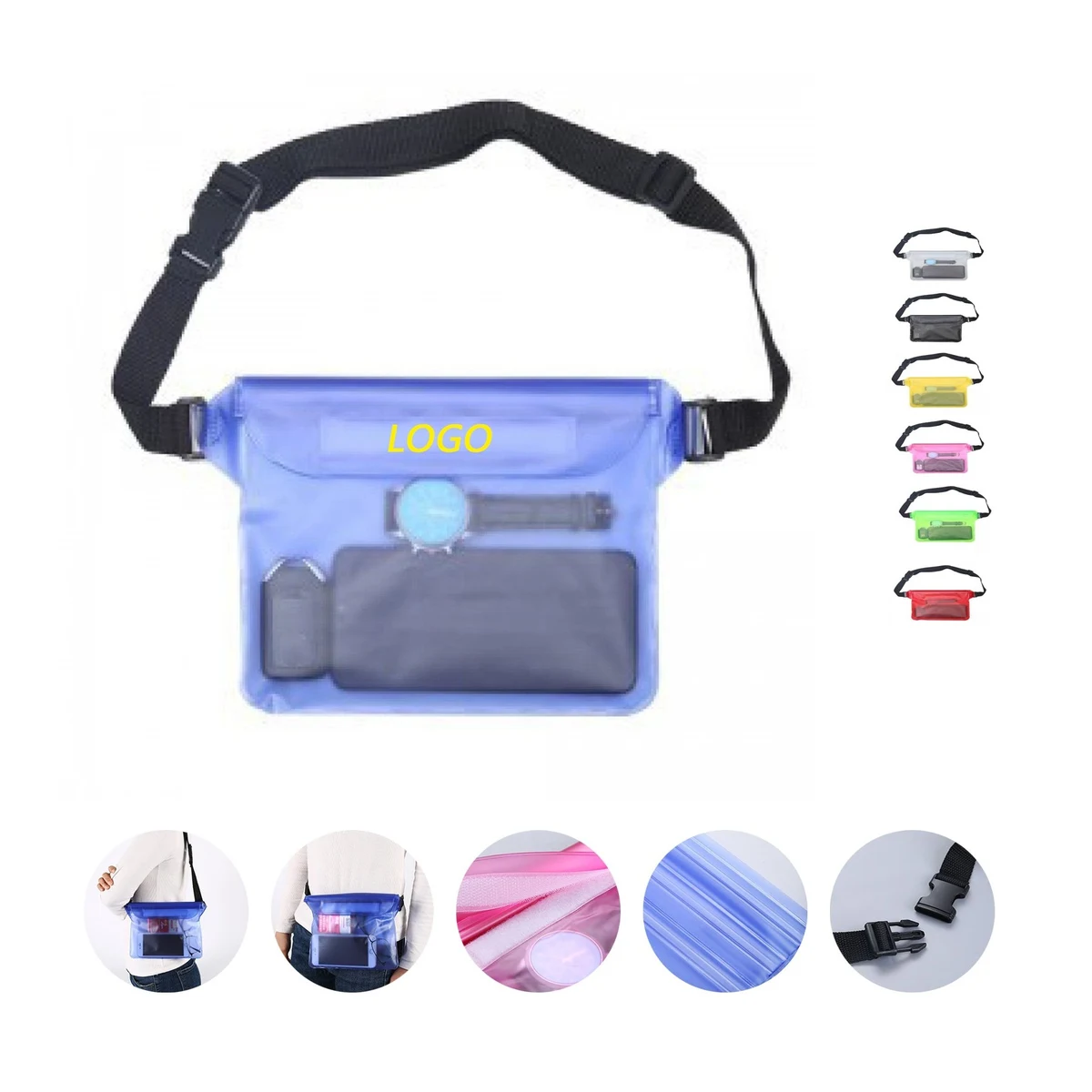 Large Drift Diagonal Waterproof Waist Bag 1