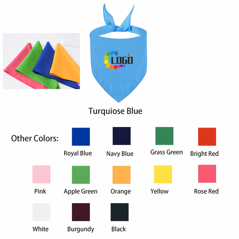 Triangle Shaped Pet Scarves