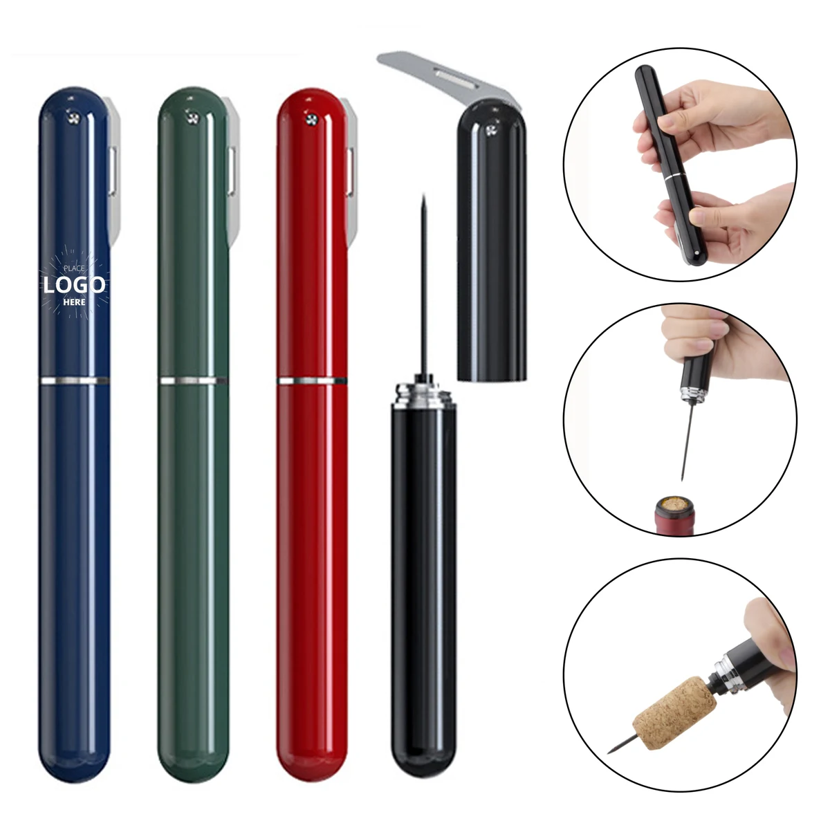 2-in-1 Air Pressure Wine Opener with Foil Cutter 1