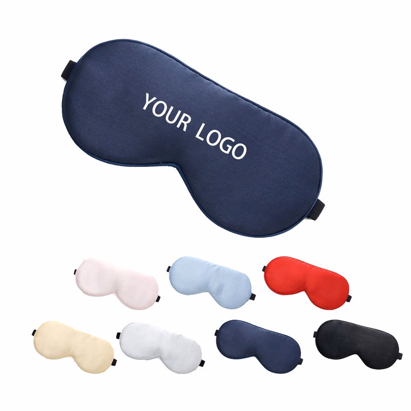 MOQ:10pcs Adjustable Mulberry Silk Eye Cover