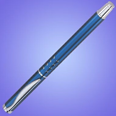 BLUE BARREL APOLLO ROLLERBALL PEN