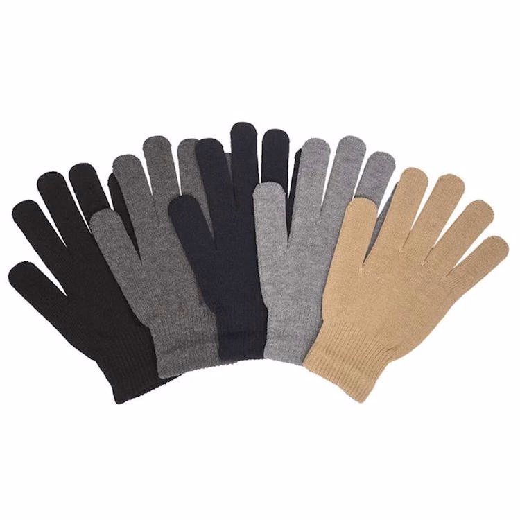 Men's Magic Gloves - 5 Solid Colors One Size Fits Most
