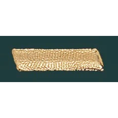Small Service Bar Metal Chenille Letter Insignia Pin 1