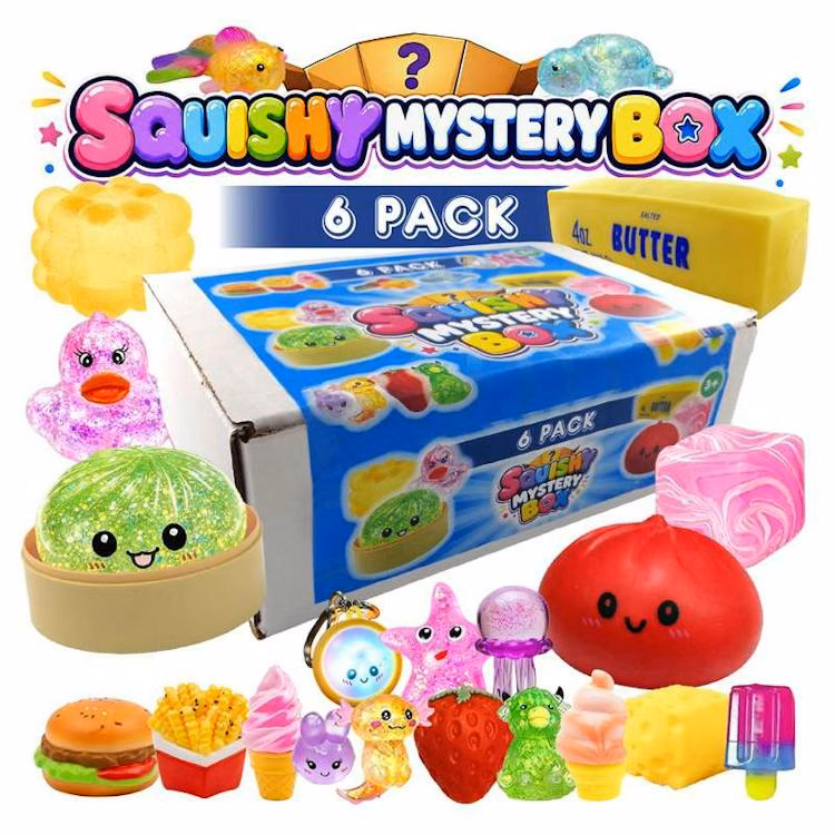 Squishy Mystery Box - 6 Pack