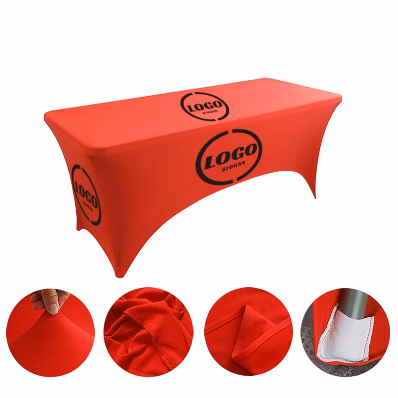 Custom Stretch Fitted Table Cover 6FT