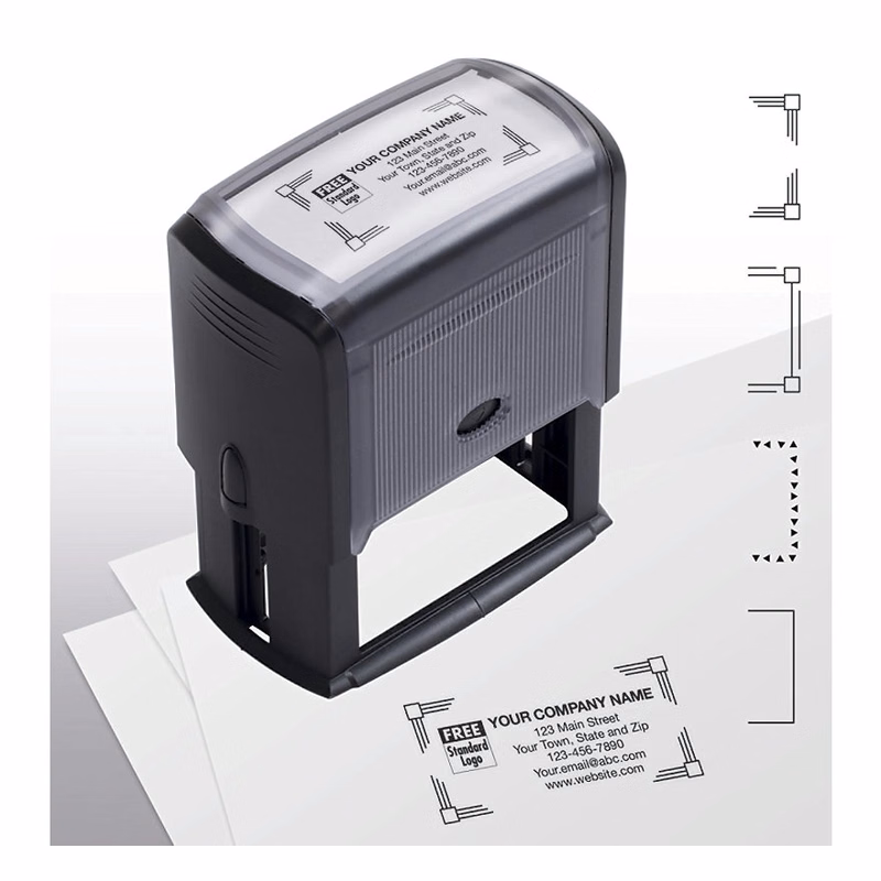 Stamp, Name & Address, Large - Self-Inking