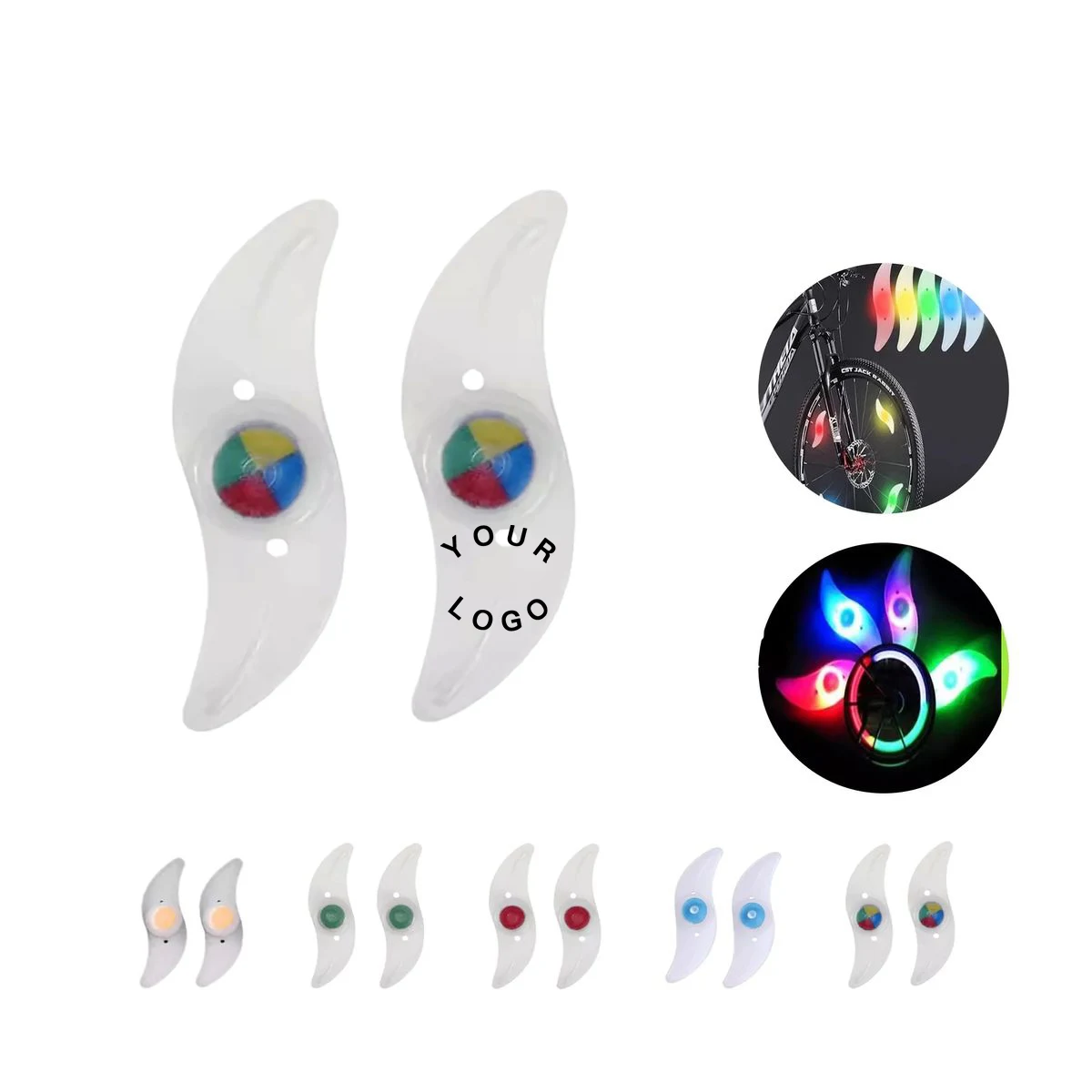 Night Ride LED Bike Wheel Lights Colorful Modes 1