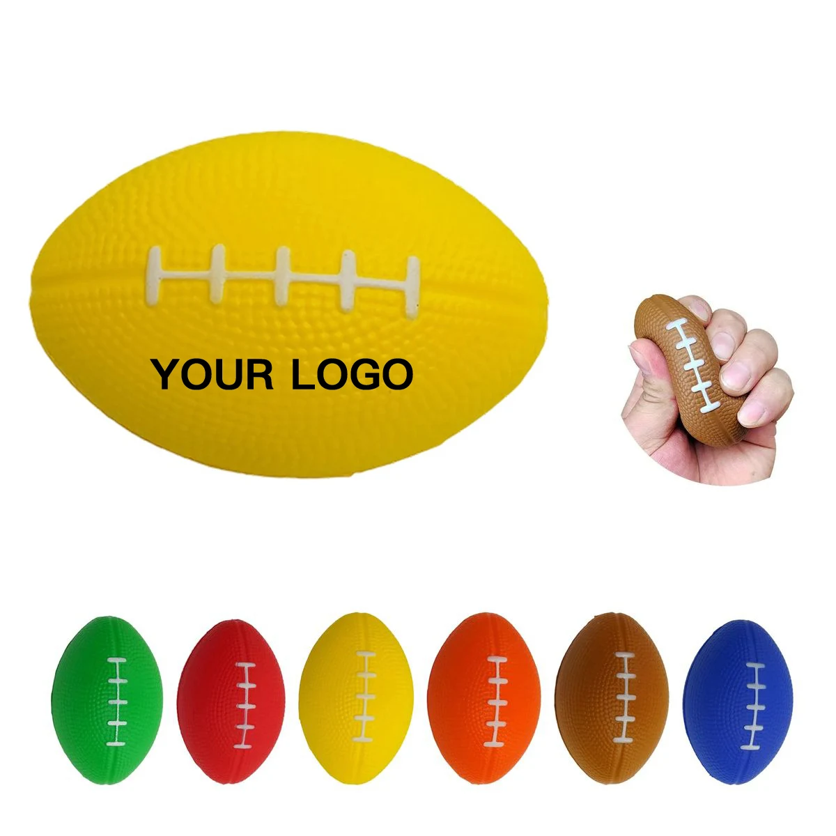 PU Rugby Stress Ball for Promotions 1