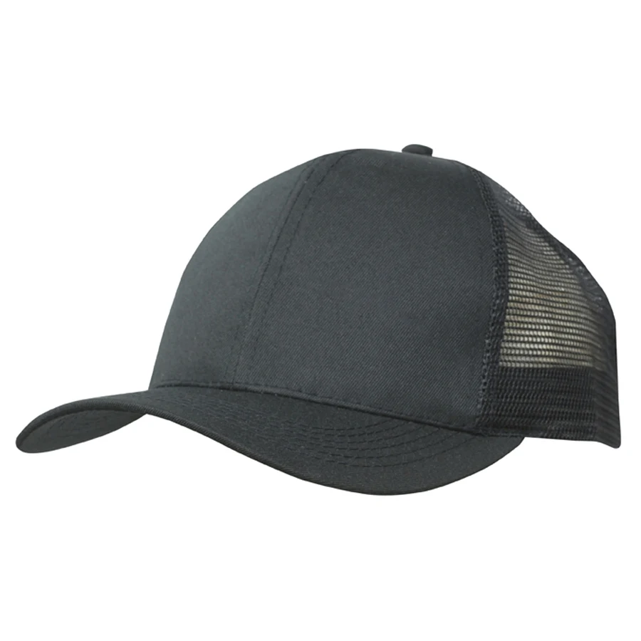 Organic brushed Heavy Cotton/Mesh Back Cap 1