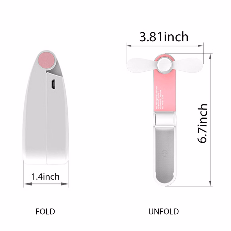 Mini Rechargeable Foldable Fan