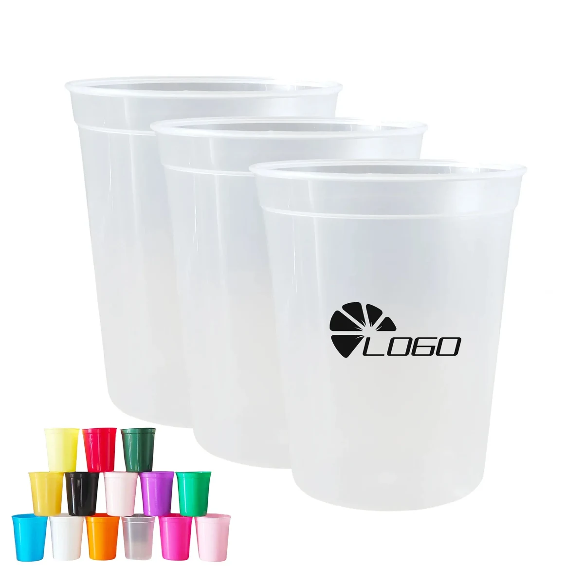 MOQ20 Plastic 16oz Party Stadium Cups 1