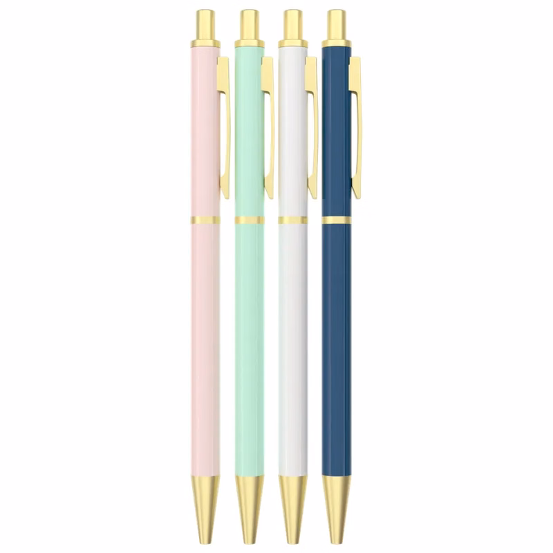 Pastel Retractable Metal Ball Pen