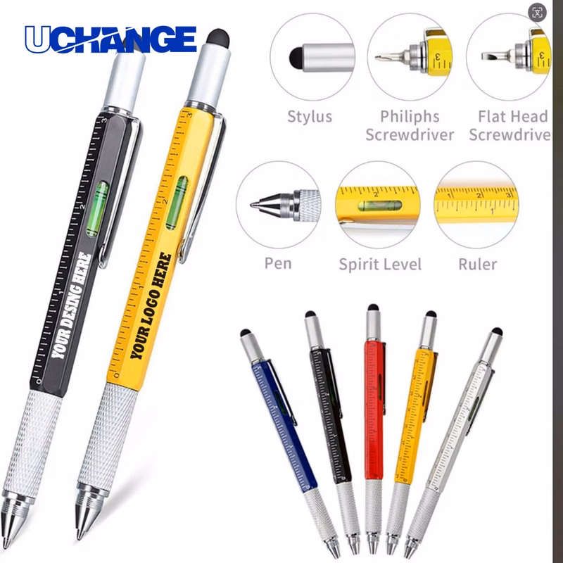 6 in 1 Multi Functional Stylus Tool Pen for Tech