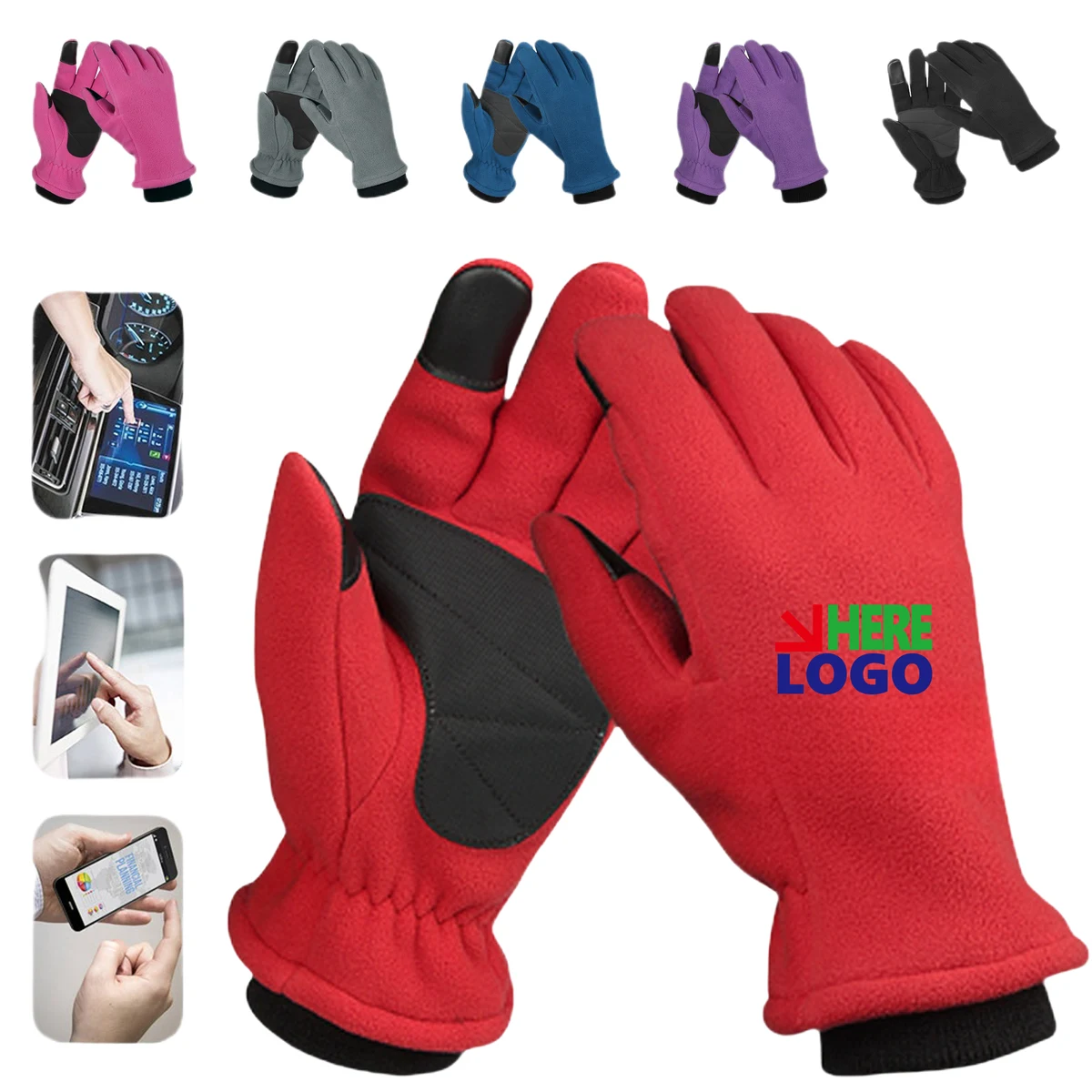 Stay Warm Autumn Winter Fleece Gloves 1