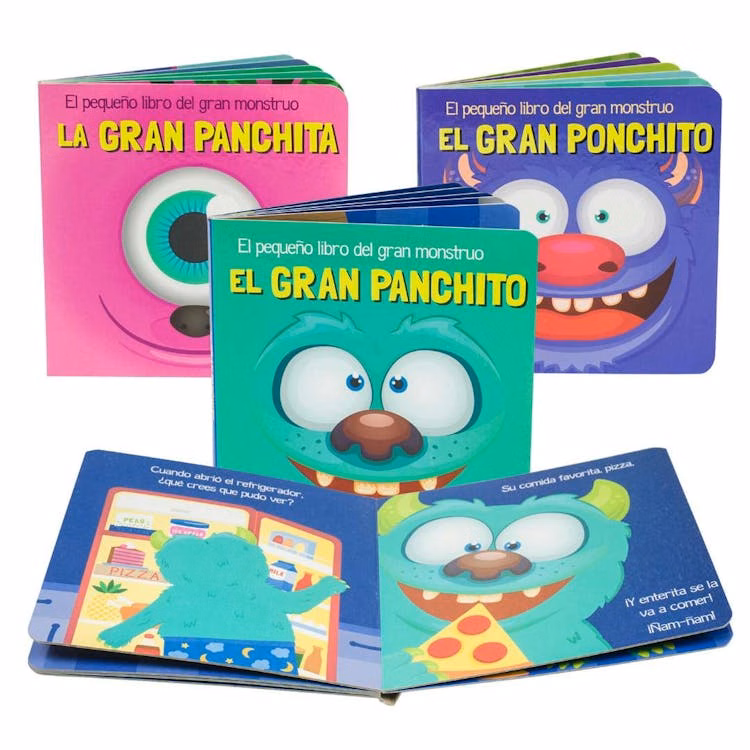 Little Big Monsters Board Books - Spanish 12 Pg