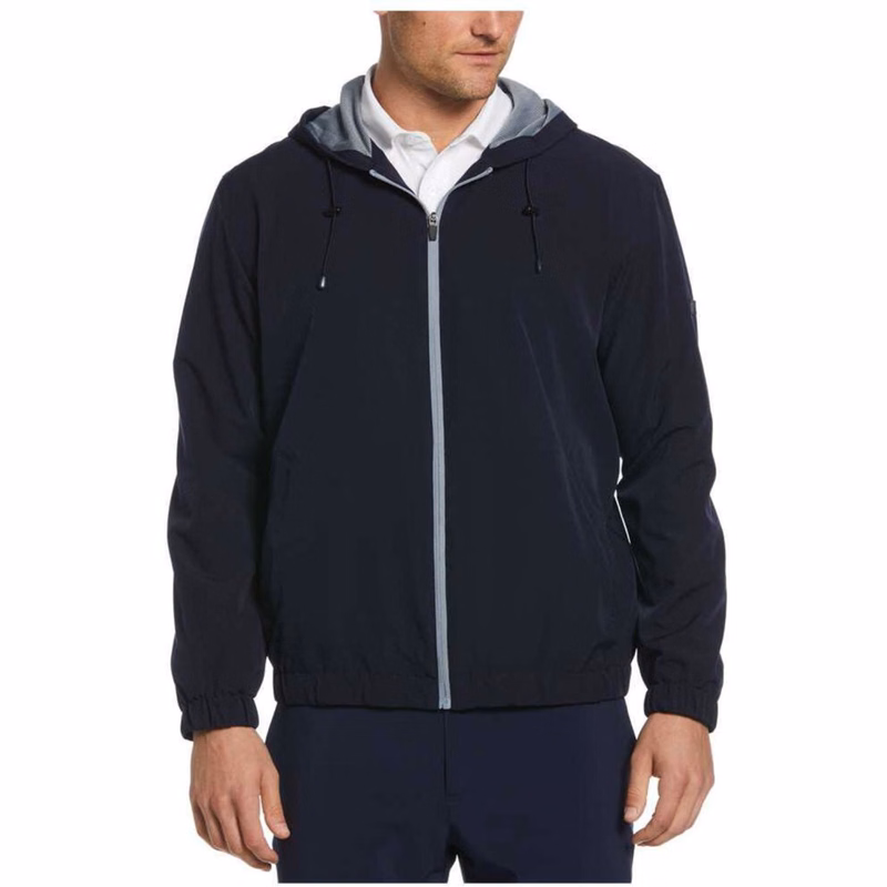 PERRY ELLIS® Water Repellent Men's Full Zip Jacket with Custom Logo