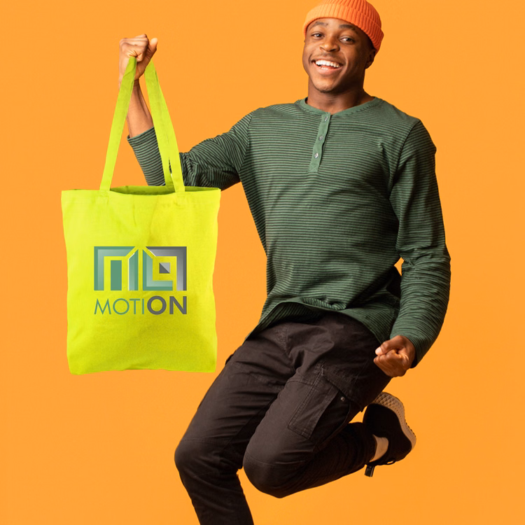 Best Selling Lime Green Cotton Tote