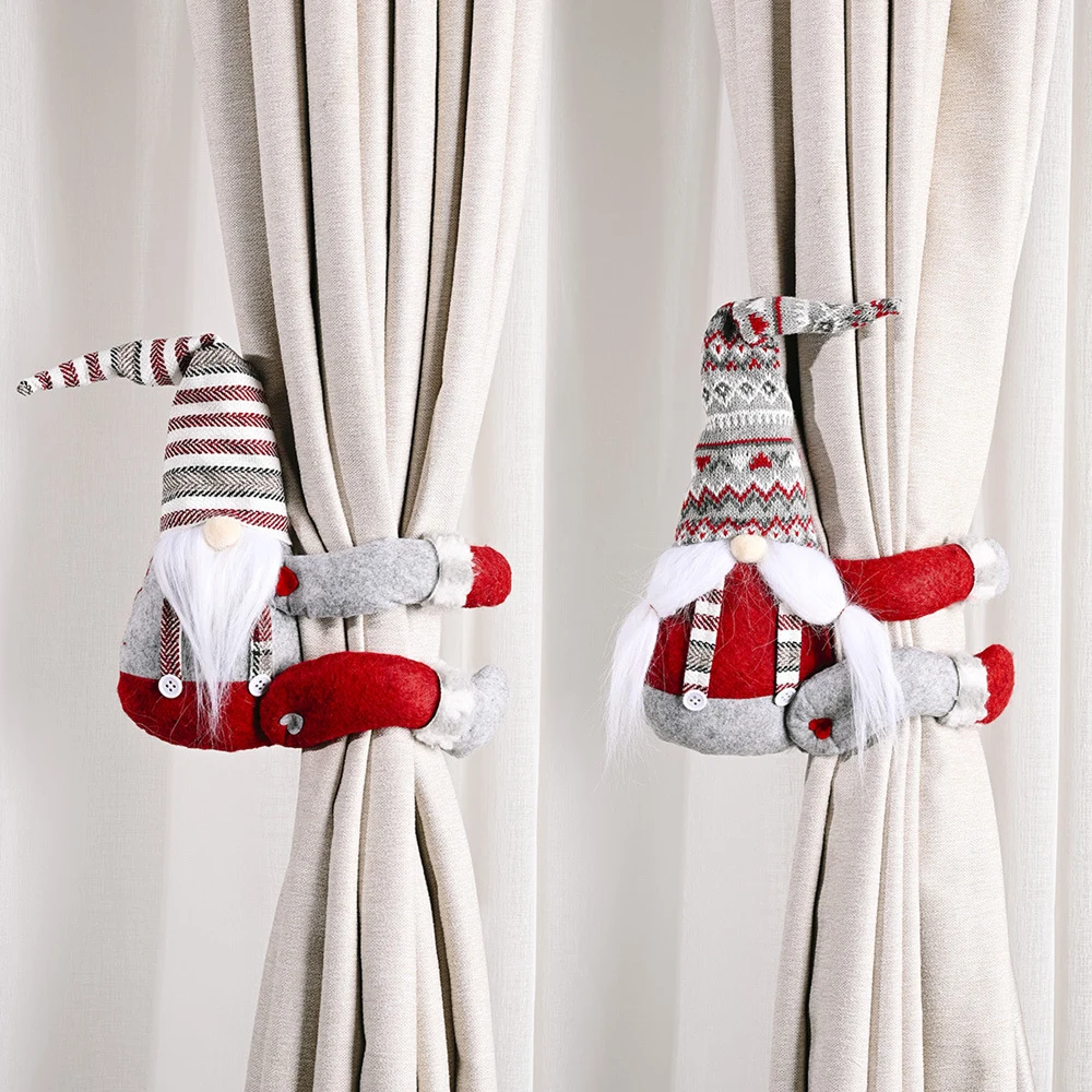 Christmas Santa Curtain Holder 1