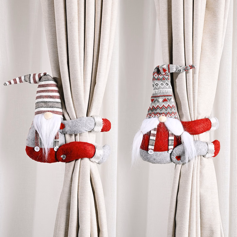 Christmas Santa Curtain Holder