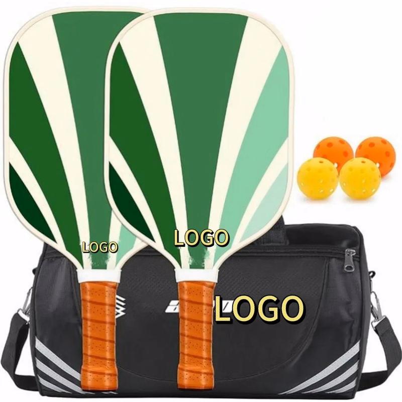 Carbon pickleball racket set