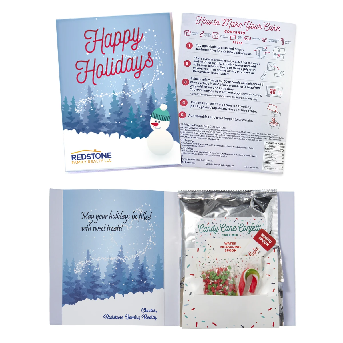 InstaCake Holiday Cake in a Card 1