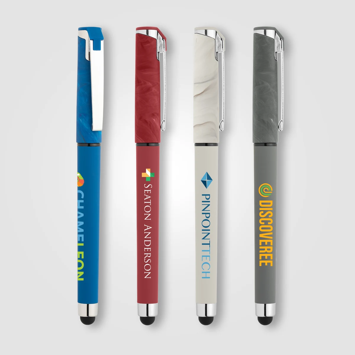 Islander Plastic Marbled Stylus Pen 1