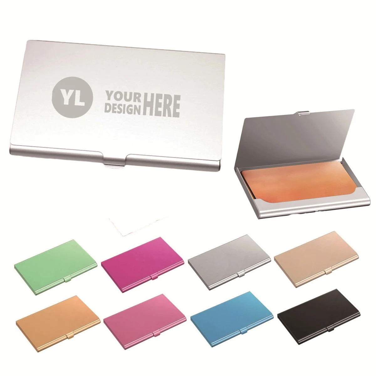 Aluminum Business Card Holder Case 1