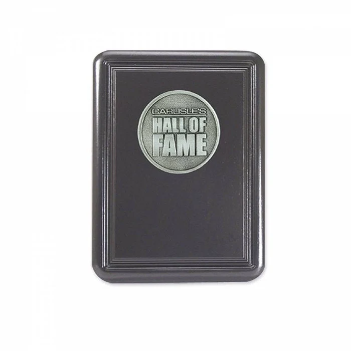 Black Lacquer Wood Plaque Rounded Corners & Border Detailing 1