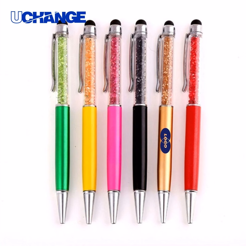 Stylish Crystal Elements Touch Screen Pen