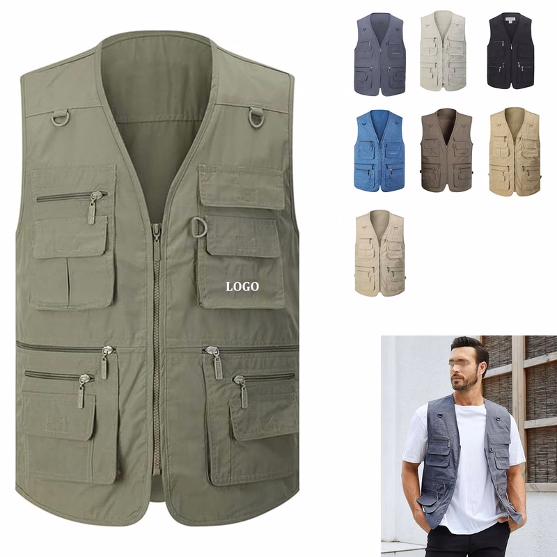 Multi Pocket Men's Outdoor Work Hunting Vest