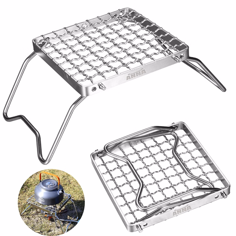 Stainless Steel Folding Campfire Grill