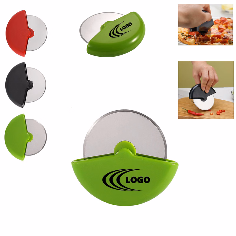 Customizable Stainless Steel Round Roller Pizza Cutter