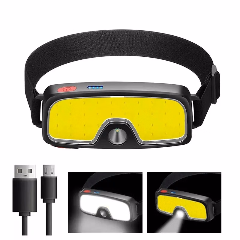 Rechargeable COB Floodlight HeadLamp