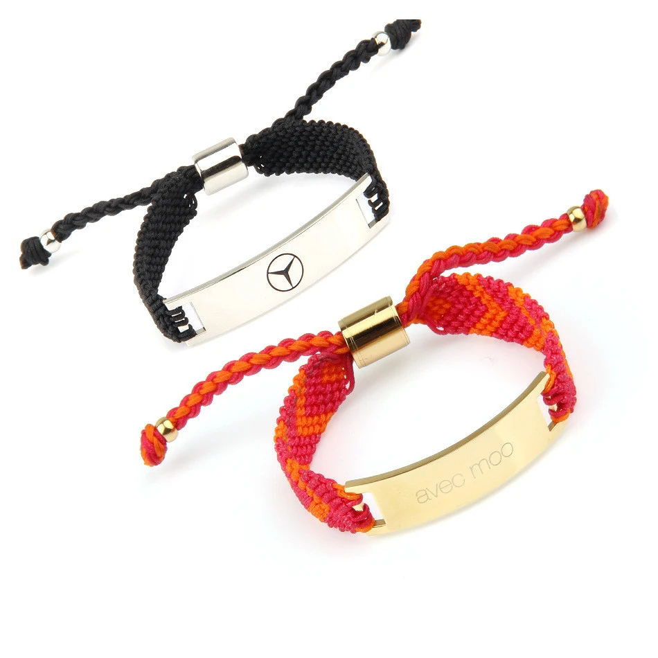 Woven Bracelet with Tag 1