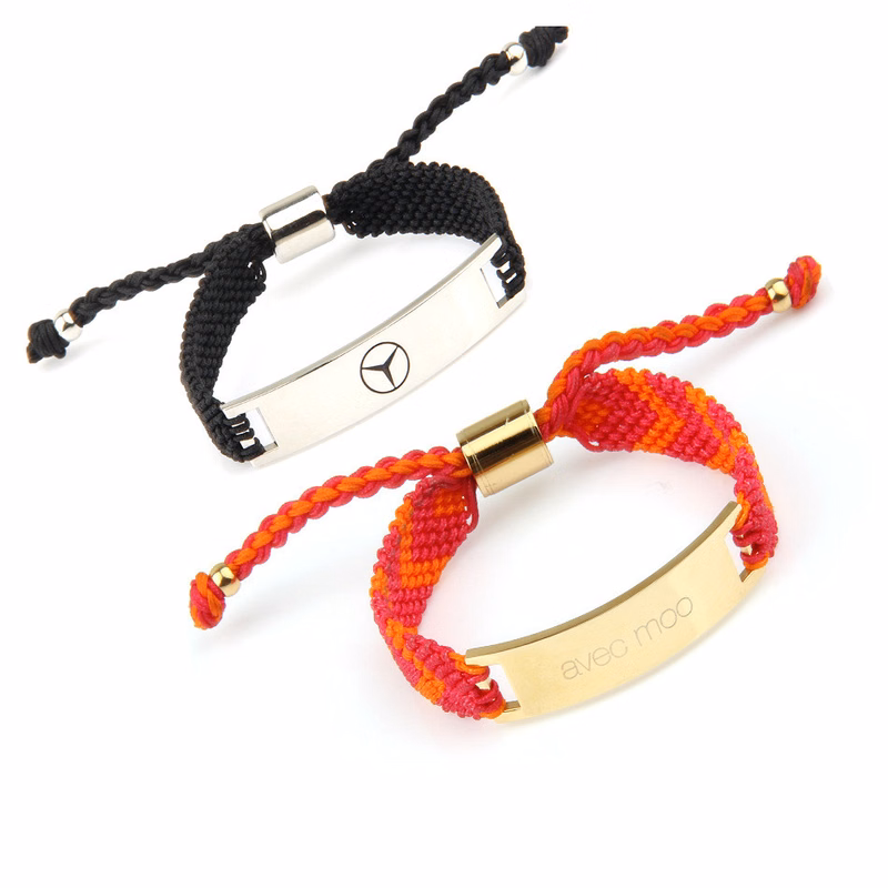 Woven Bracelet with Tag